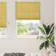Vidaxxl estor enrollable con cortinas bambú amarillo 100 x 220 cm