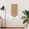 VidaXL estor enrollable con cortinas bambú natural 60 x 220 cm