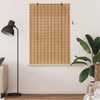 Vidaxxl estor enrollable con cortinas bambú natural 100 x 160 cm