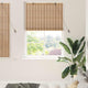 VidaXL estor enrollable con cortinas bambú natural 120 x 160 cm