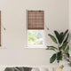 VidaXL estor enrollable con cortinas marrón 60 x 160 cm bambú