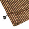 VidaXL estor enrollable con cortinas marrón 60 x 160 cm bambú