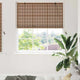 VidaXL estor enrollable con cortinas bambú marrón 150 x 160 cm