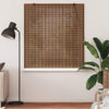 VidaXL estor enrollable con cortinas bambú marrón 150 x 160 cm
