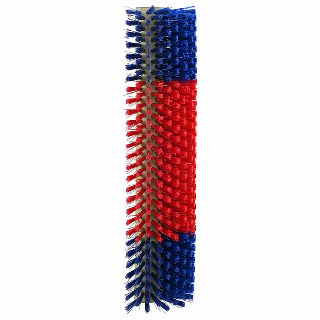 Spazzole per bestiame Vidaxl rosse e blu 20 x 9 x 50 cm in plastica e acciaio