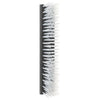 Spazzole per bestiame Vidaxl bianco e nero 50 x 10 x 6,5 cm in plastica e acciaio