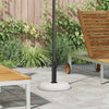 Vidaxl parasolvoet wit ø 45 x 33 cm betonkleurig