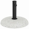 Vidaxl parasolvoet wit ø 45 x 33 cm betonkleurig