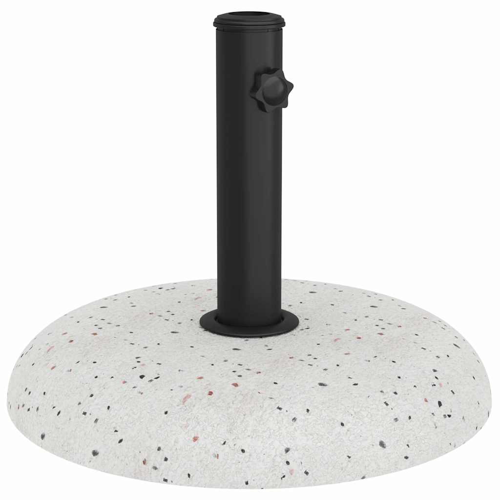 Vidaxl parasolvoet wit ø 45 x 33 cm betonkleurig