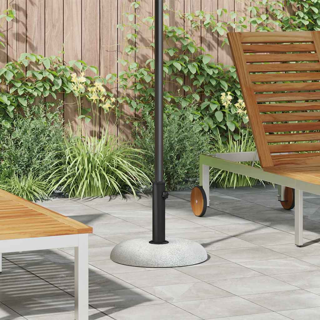 Base per ombrellone Vidaxl grigio chiaro ø 45 x 33 cm color cemento