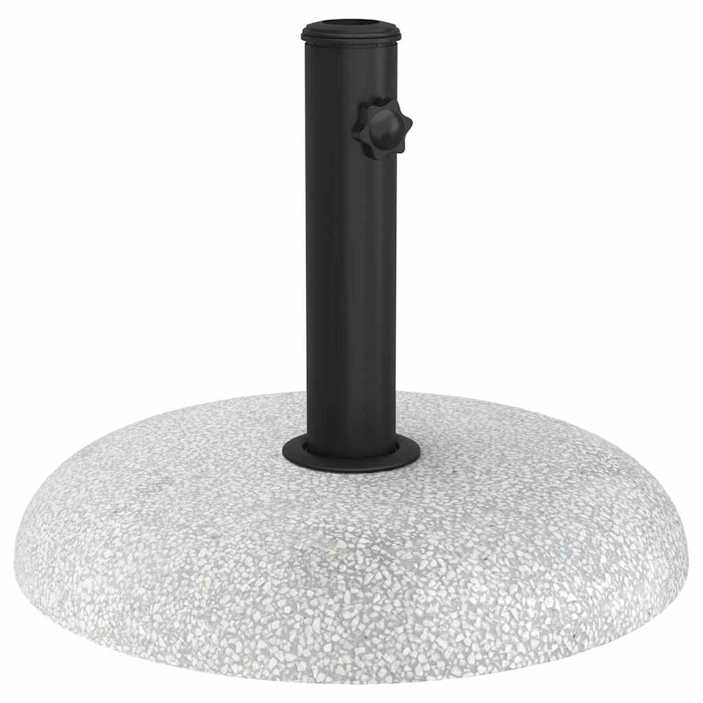 Base per ombrellone Vidaxl grigio chiaro ø 45 x 33 cm color cemento