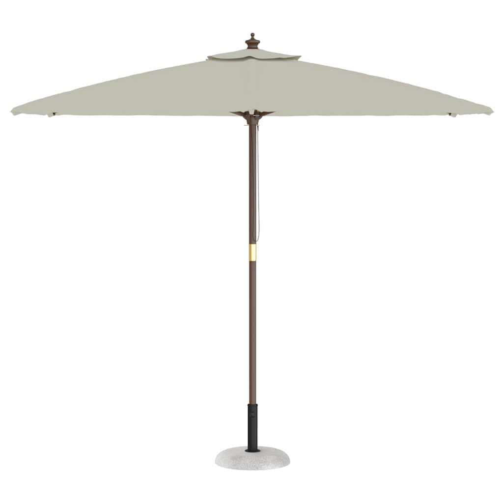 Base per ombrellone Vidaxl grigio chiaro ø 45 x 33 cm color cemento