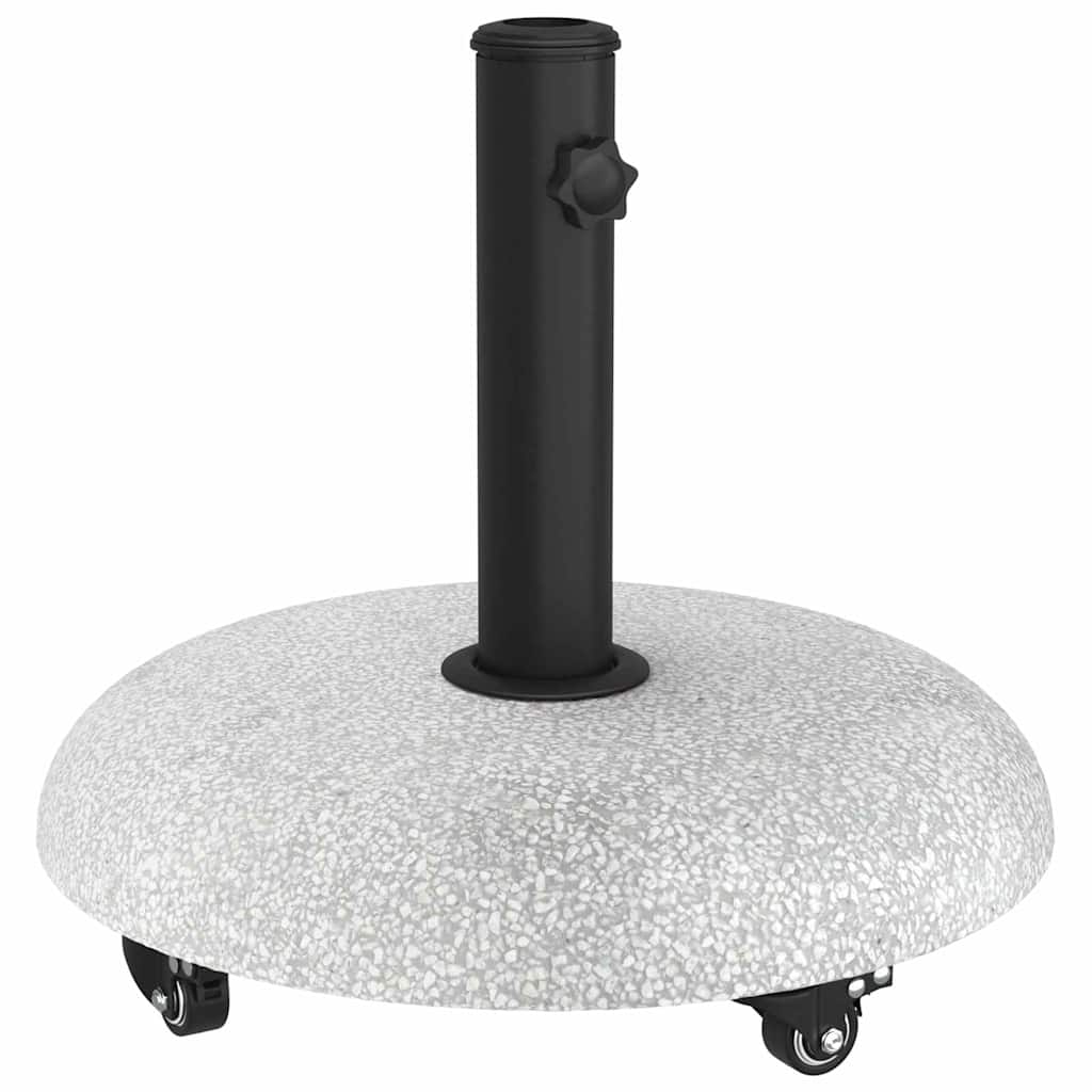 Base per ombrellone Vidaxl grigio chiaro ø 45 x 40 cm color cemento