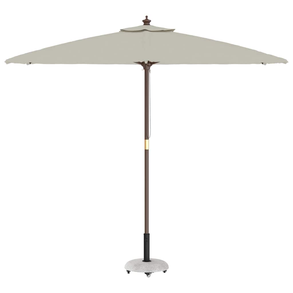 Base per ombrellone Vidaxl grigio chiaro ø 45 x 40 cm color cemento