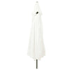 Vidaxl tuinparasol zand 395 x 395 x 245 cm polyester en staal