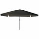 Vidaxl tuinparasol zwart 395 x 395 x 245 cm polyester en staal