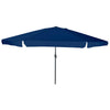 Ombrellone da giardino Vidaxxl azzurro 395 x 395 x 245 cm poliestere e acciaio