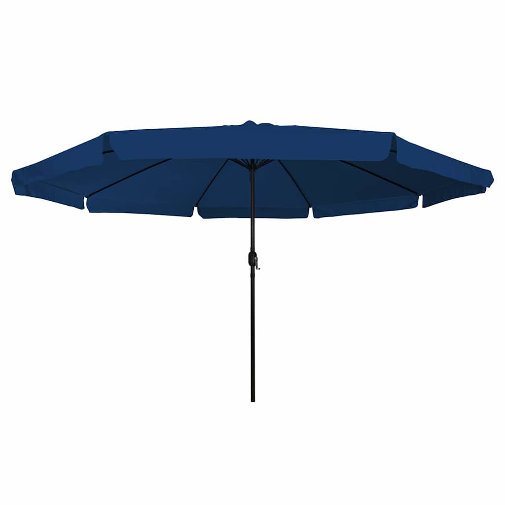 Vidaxl tuinparasol azurblauw 395 x 395 x 245 cm polyester en staal