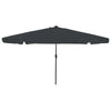 Ombrellone da giardino Vidaxl antracite 395 x 395 x 245 cm in poliestere