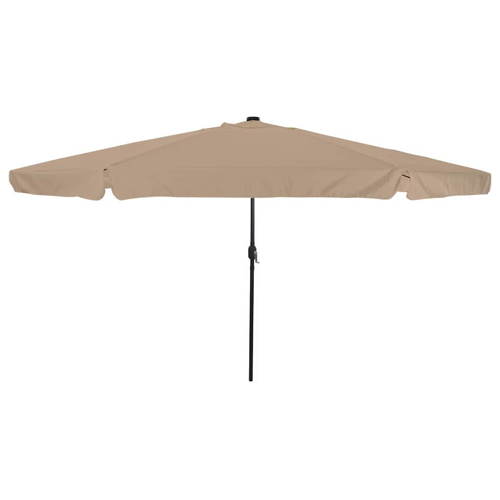 Vidaxl tuinparasol taupe 395 x 395 x 245 cm polyester