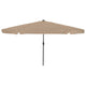 Vidaxl tuinparasol taupe 395 x 395 x 245 cm polyester