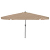 Ombrellone da giardino Vidaxx tortora 395 x 395 x 245 cm in poliestere