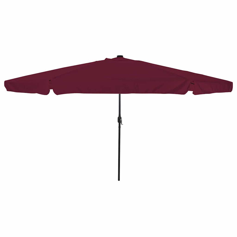 Vidaxl tuinparasol bordeaux rood 395 x 395 x 245 cm polyester