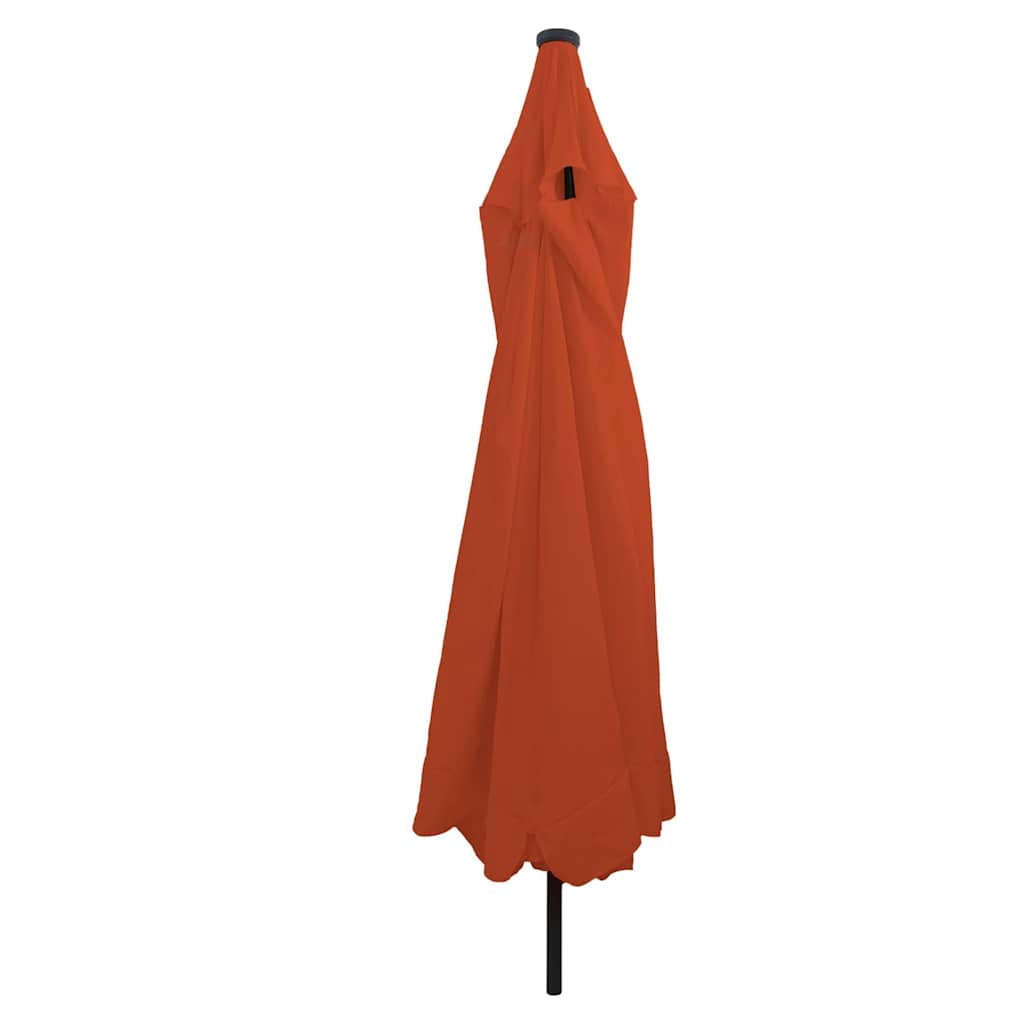Vidaxl tuinparasol terracotta 395 x 395 x 245 cm polyester