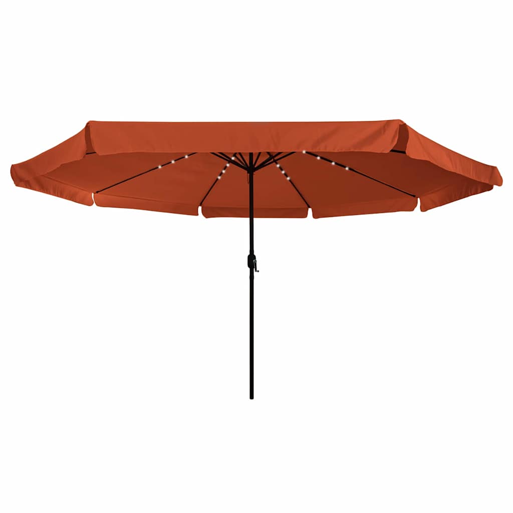 Vidaxl tuinparasol terracotta 395 x 395 x 245 cm polyester