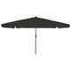 Vidaxl tuinparasol zwart 395 x 395 x 245 cm polyester