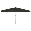 Vidaxl tuinparasol zwart 395 x 395 x 245 cm polyester