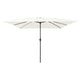 Vidaxl tuinparasol zand 295 x 295 x 245 cm polyester en staal