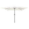 Vidaxl tuinparasol zand 295 x 295 x 245 cm polyester en staal