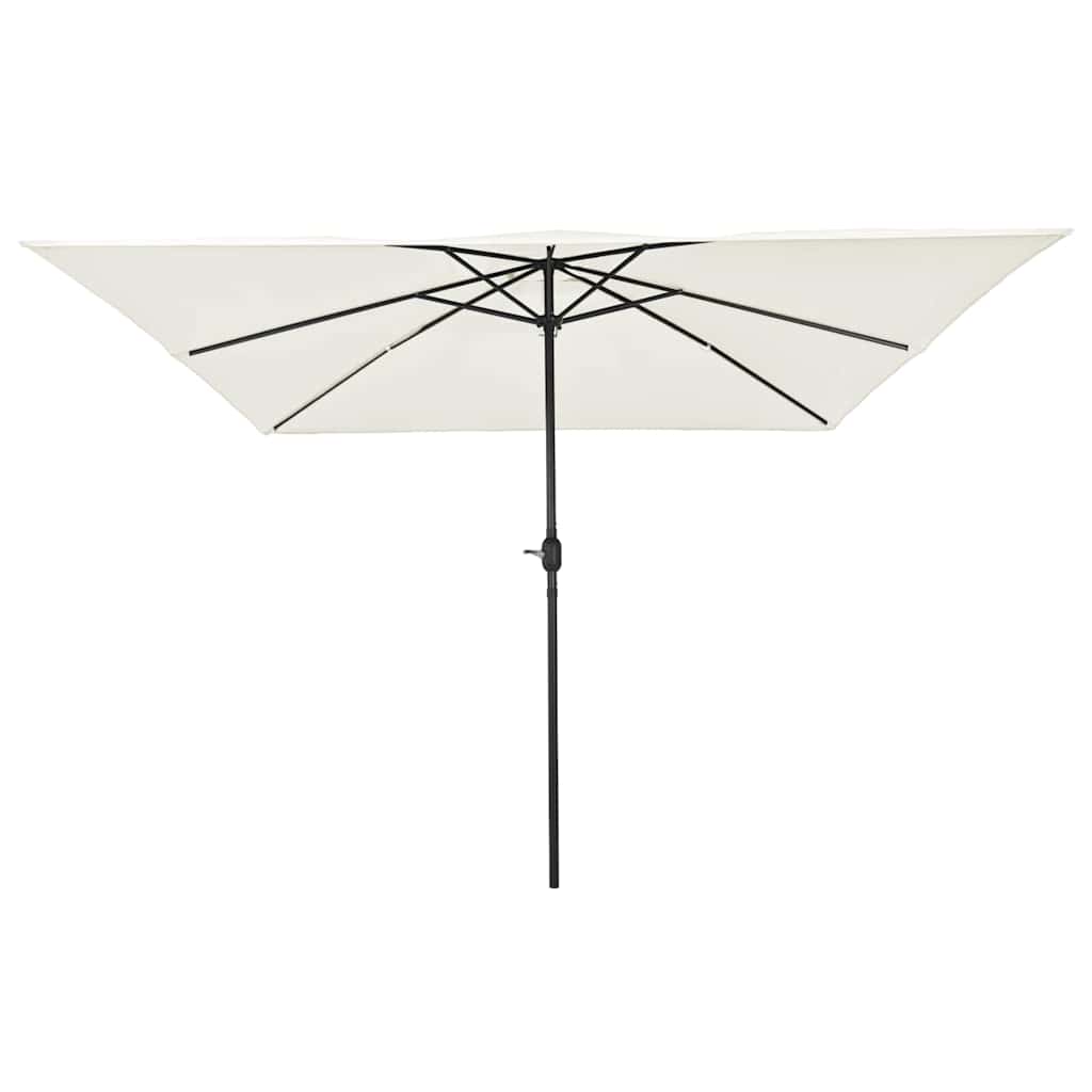 Vidaxl tuinparasol zand 295 x 295 x 245 cm polyester en staal
