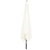 Vidaxl tuinparasol zand 295 x 295 x 245 cm polyester en staal