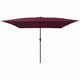 Vidaxl tuinparasol bordeaux rood 295 x 295 x 245 cm polyester en staal