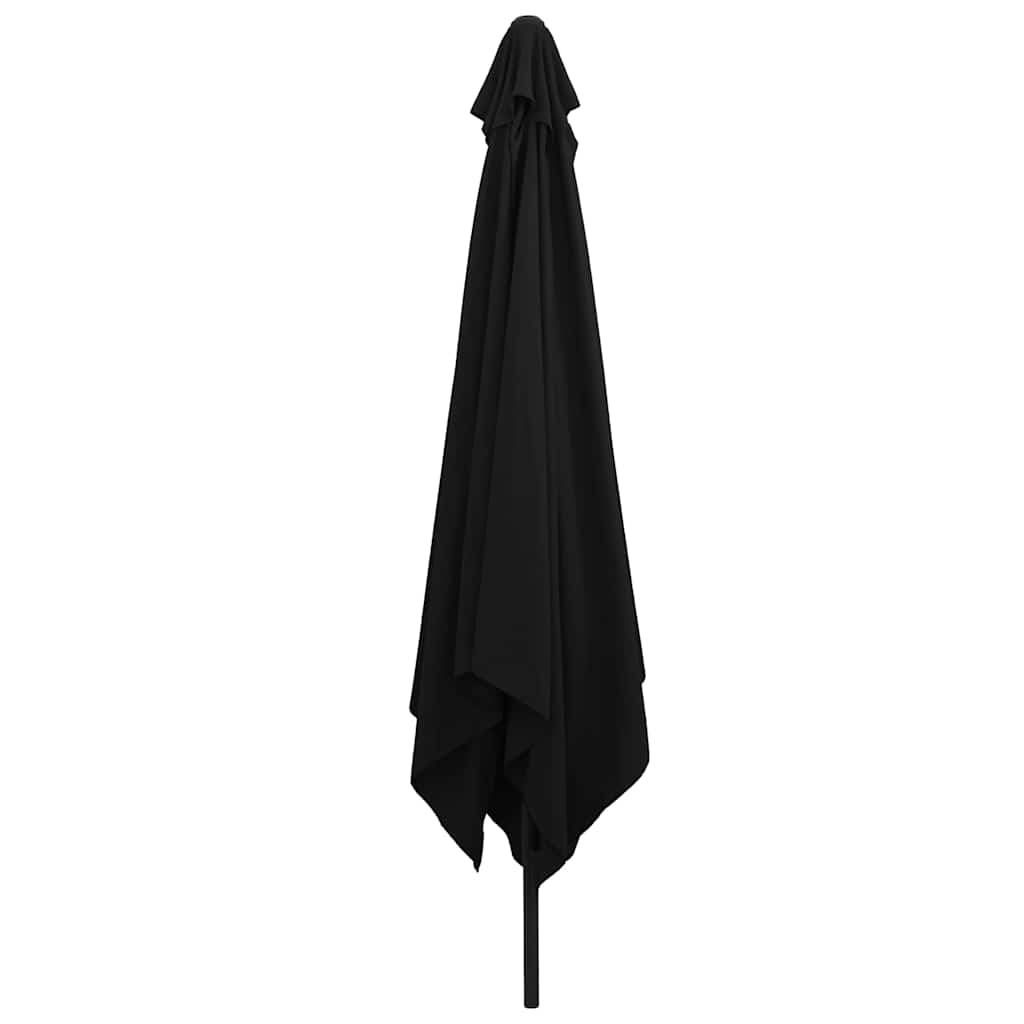 Vidaxl tuinparasol zwart 295 x 295 x 245 cm polyester en staal
