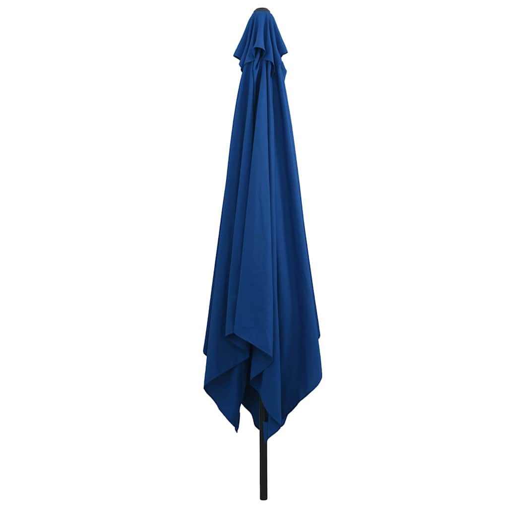 Vidaxl tuinparasol azurblauw 295 x 295 x 245 cm polyester en staal