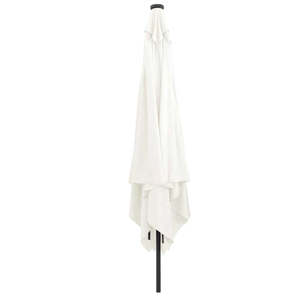 Vidaxl tuinparasol zand 295 x 295 x 245 cm polyester en staal