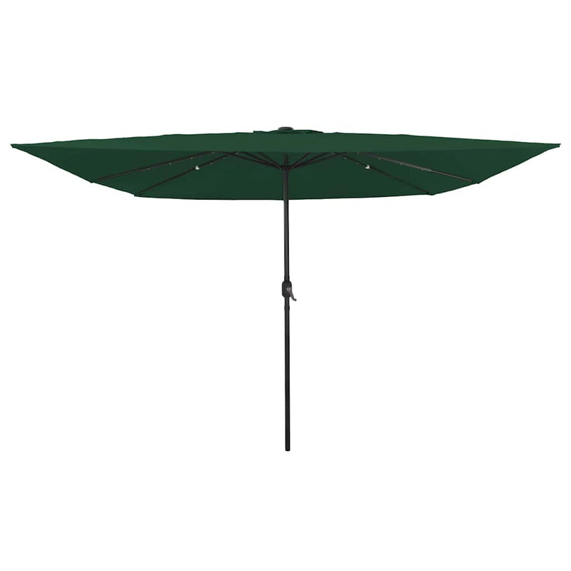 Vidaxl tuinparasol groen 295 x 295 x 245 cm polyester en staal