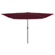 Vidaxl tuinparasol bordeaux rood 295 x 295 x 245 cm polyester en staal
