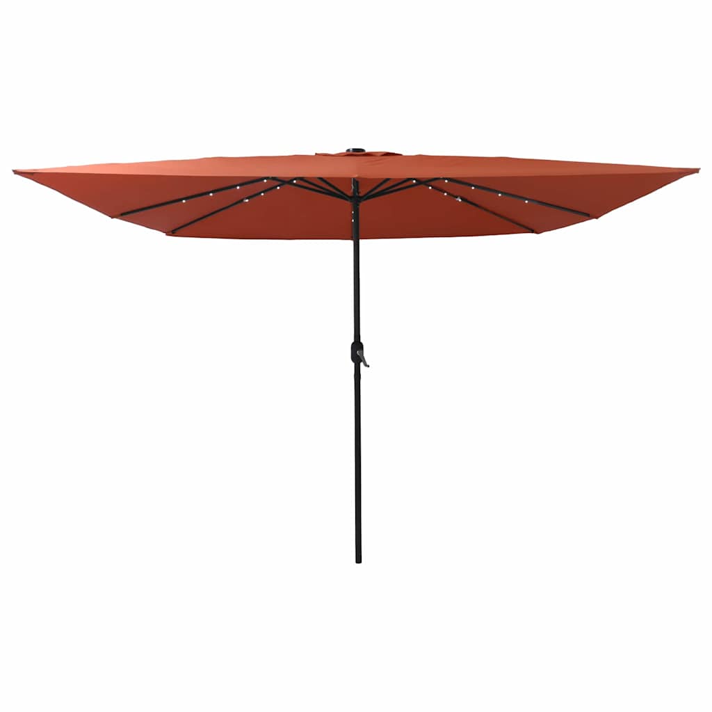 Vidaxl tuinparasol terracotta 295 x 295 x 245 cm polyester en staal