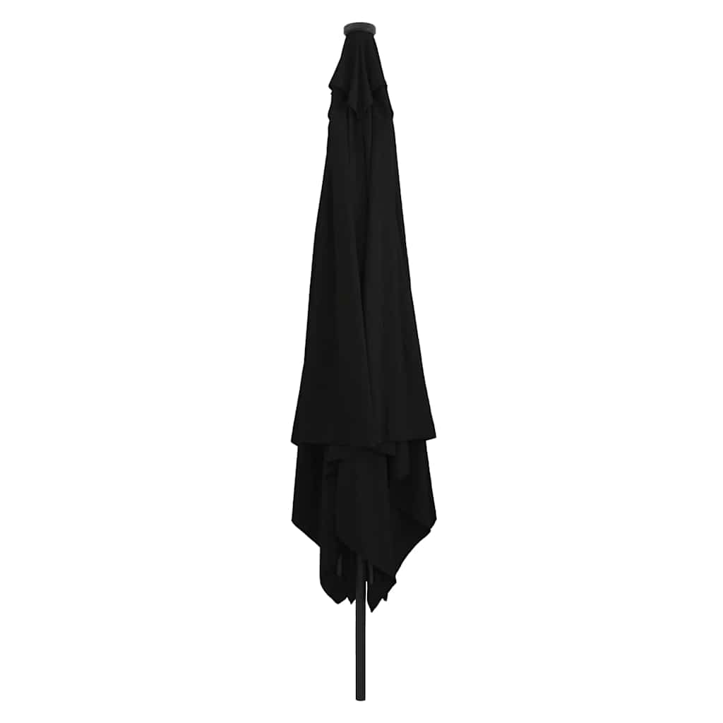 Vidaxl tuinparasol zwart 295 x 295 x 245 cm polyester en staal