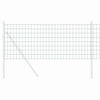Recinzione europea VidaXL verde 0,4 x 10 m in ferro rivestito in PVC