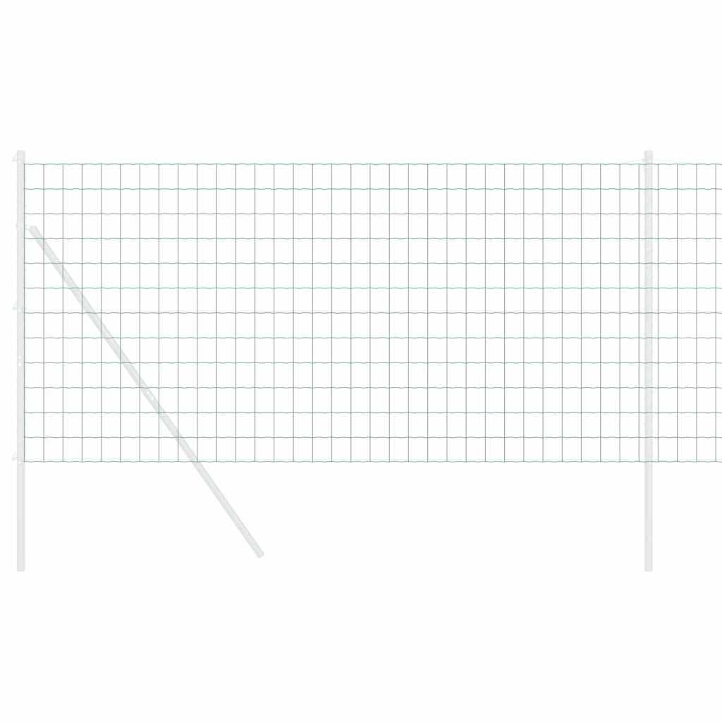 Vidaxl euro hek groen 1,2 x 10 m pvc-gecoat ijzer