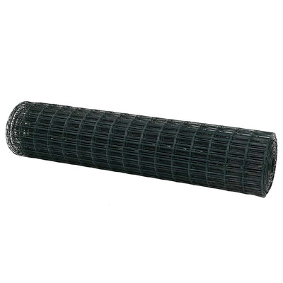 Vidaxl euro hek groen 1,4 x 10 m pvc-gecoat ijzer