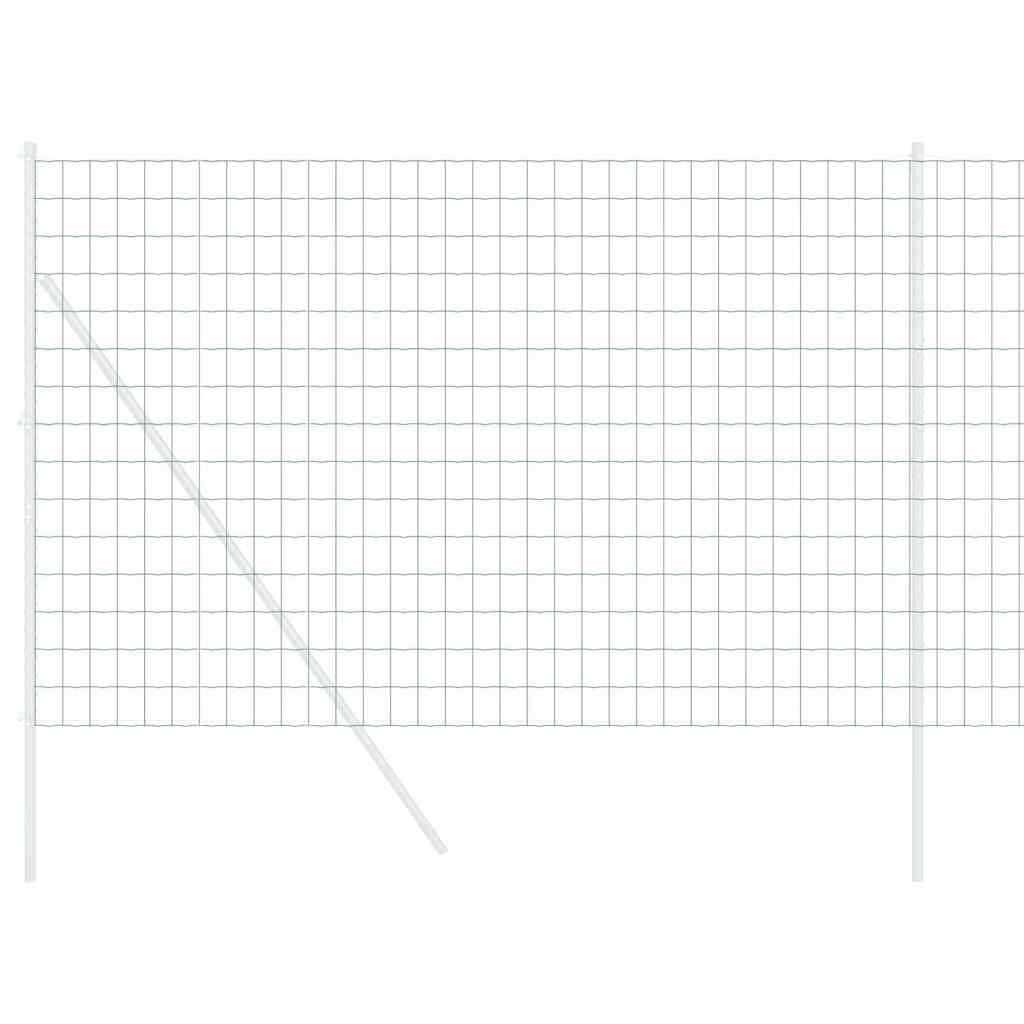 Vidaxl euro hek groen 1,5 x 10 m pvc-gecoat ijzer