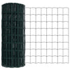 Vidaxl euro hek groen 0,6 x 10 m pvc-gecoat ijzer