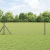 Recinzione europea Vidaxx grigia 0,8 x 10 m in ferro rivestito in PVC