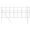 Recinzione europea Vidaxx grigia 0,8 x 10 m in ferro rivestito in PVC